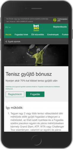 bet365 tenizs promotion