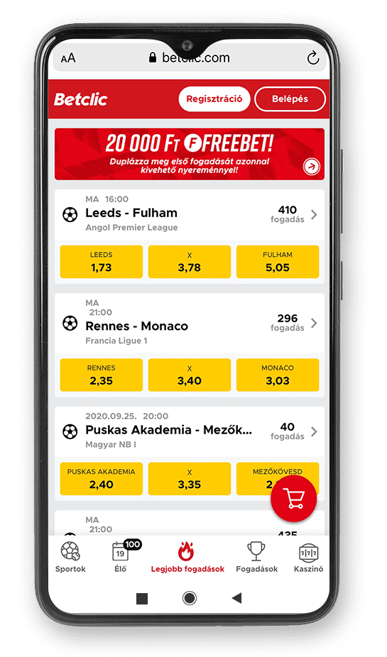 betclic regisztracio