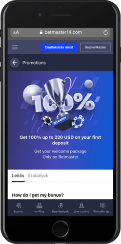 Betmaster-Udvozlo-bonusz