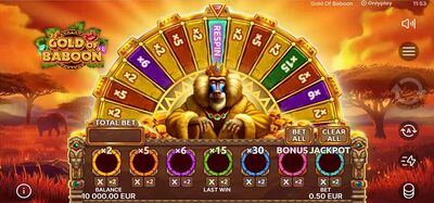 A Gold of Baboon képernyőképe, készítette: Onlyplay