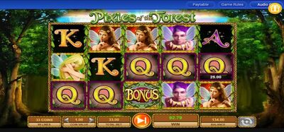 A Pixies of the Forest képernyőképe IGT