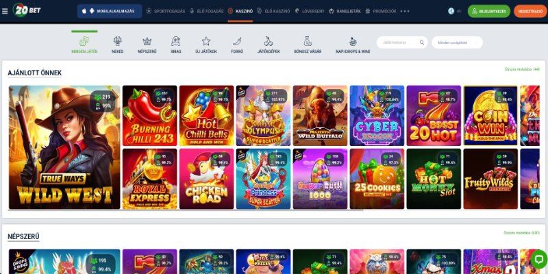 20Bet főoldal