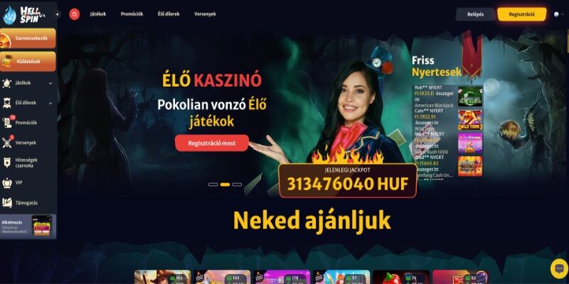 Hellspin főoldal