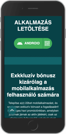 Képernyőkép az Android alkalmazás letöltéséről