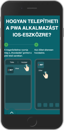 Az iOS mobilalkalmazás képernyőképe