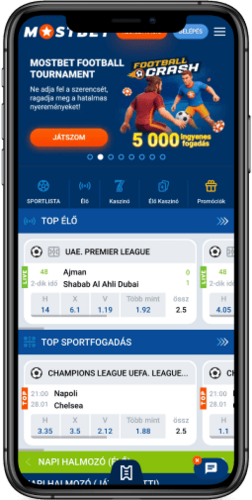 Mostbet mobil alkalmazás