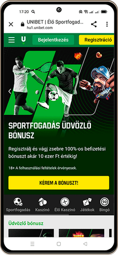 unibet mobil alkalmazás