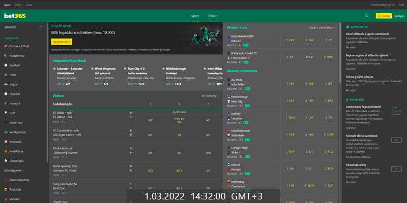 bet365 Magyarország kezdőlap