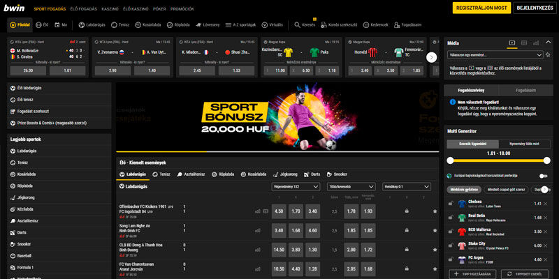 Bwin Magyarország kezdőlap