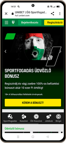 Unibet Magyarország mobil alkalmazás