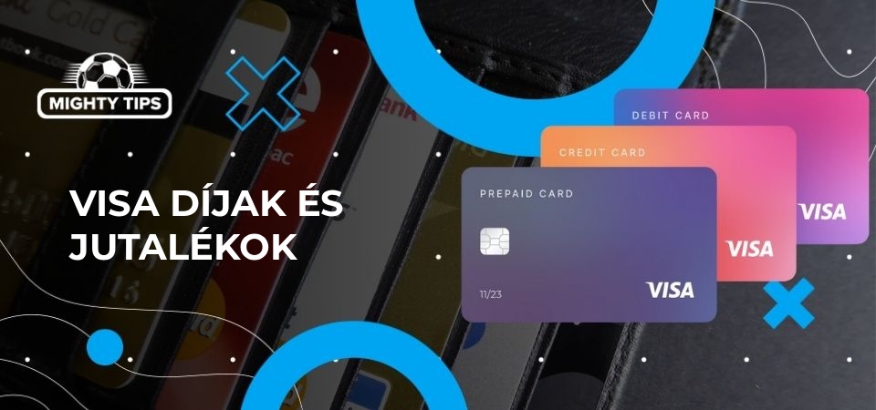 Illusztráció Visa díjak és jutalékok