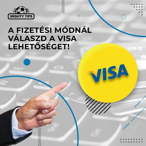 A fizetési módnál válaszd a VISA lehetőséget.