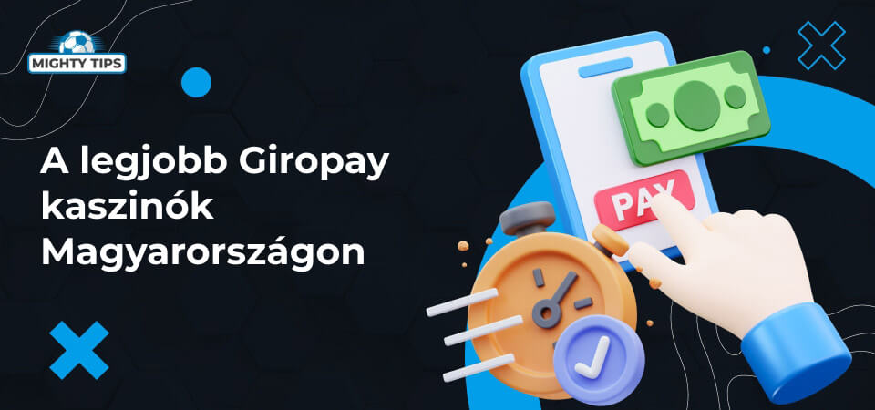 Grafika a legjobb Giropay kaszinók blokkjához Magyarországon