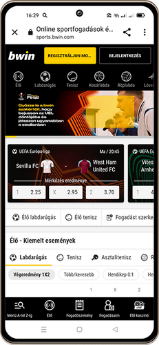 bwin Magyarország mobil alkalmazás