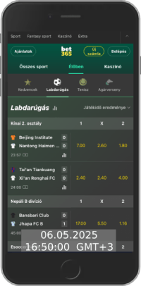 bet365 Magyarország mobil alkalmazás