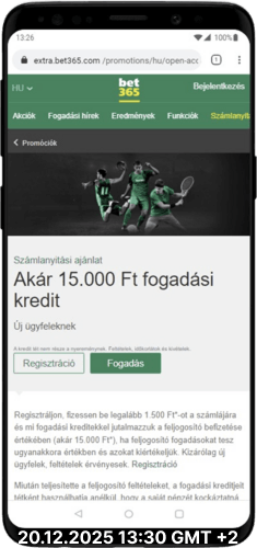 regisztracios bonusz bet365