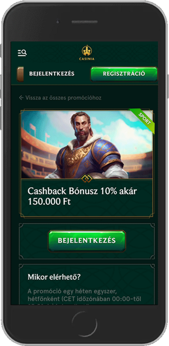 Cashback Bónusz