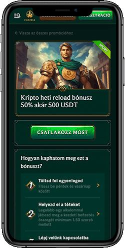 Casinia bónuszoldal 3 mobil képernyőképe