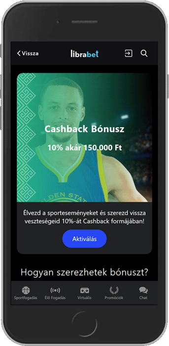 CashBack bónusz 150 000 F-ig