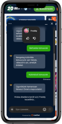 20Bet Casino Ügyfélszolgálat