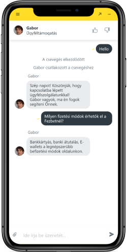Támogatás Fezbet 2