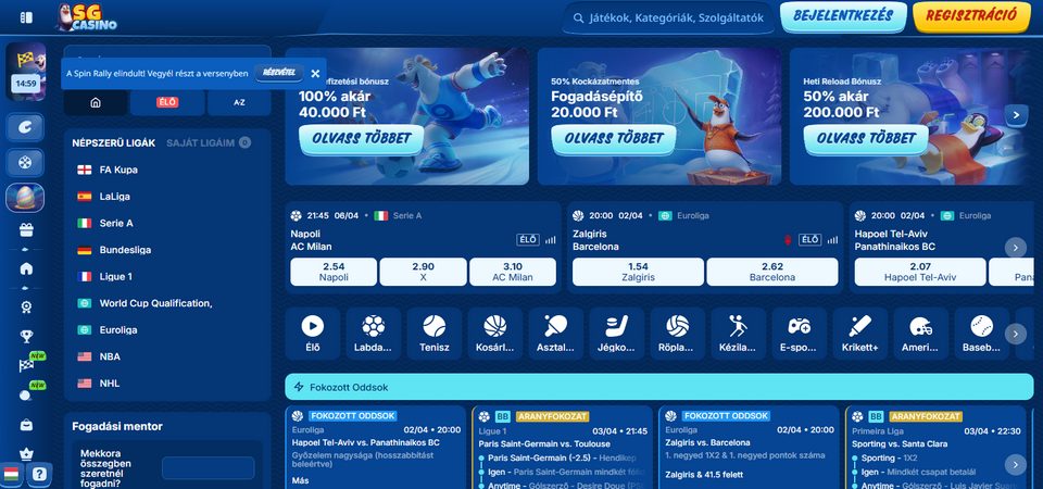 sgcasino sports