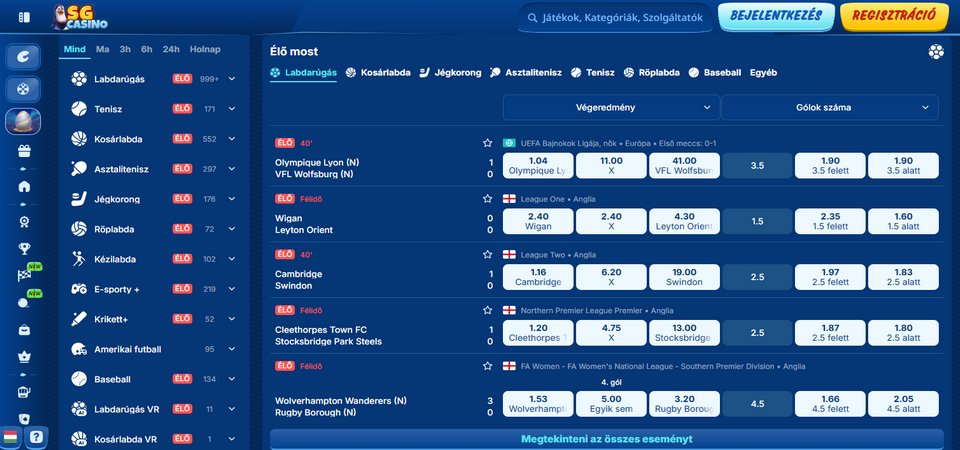 sgcasino live