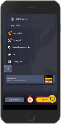 Hellspin mobilalkalmazás képernyőképe