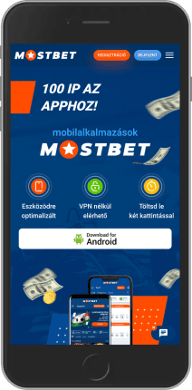 Mostbet androidos oldalának mobil képernyőképe