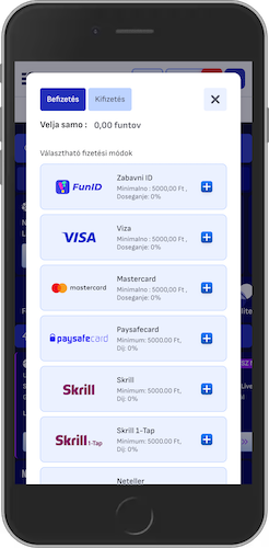 Fizetési módok Bankonbet
