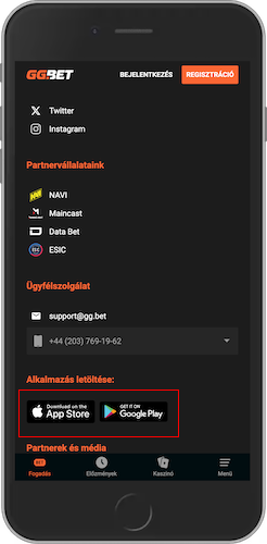 GGbet app letöltés
