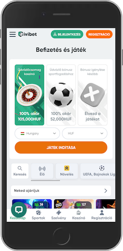 Sportfogadás az Ivibet appon