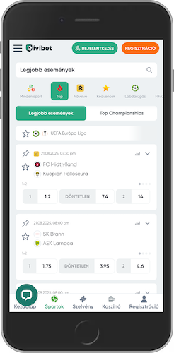 Sportfogadás az Ivibet appon 2