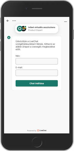 Ügyfélszolgálat az Ivibet appban